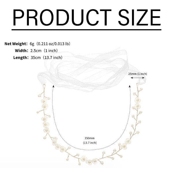 Silver Bröllopsdiadem med Rhinestones, Kristallpärlor, Hårslingor, Bröllopshuvudbonader för Brud, Brudtärna, Flicka