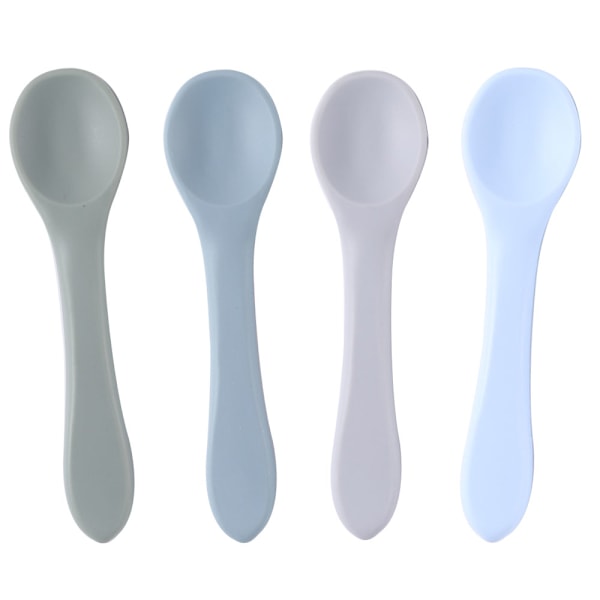 Miniware Træningsske Bestik Silikon Moderne & Holdbart Design Opvaskemaskine Sikker
