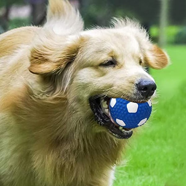 Hållbar pipig hund leksak tugga hämta boll fotboll kostym för leksak interaktiv hämta och lek tillbehör