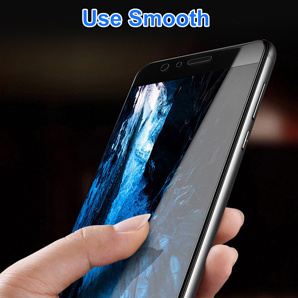 Skærmbeskytter iPhone 16 Pro - 3D Hærdet Glas Sort