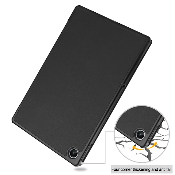 Tab M10 Plus, 3rd gen, Fodral, Tri-fold, Svart