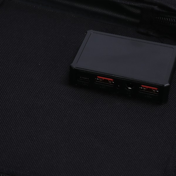 Foldbar Solpanel Vandtæt Bærbar 4 Foldbar Solpanel Batterilader til Camping Udendørs 100W 18V
