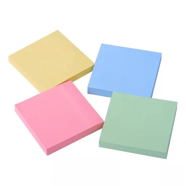 100-pack Självhäftande Memolappar - Flerfärgade Memoblock