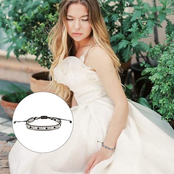 4 st armband, vävda armband, herr armband, dam armband, tonårsflicka armband, present