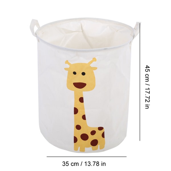 Söt tecknad hopfällbar förvaringsbehållare för barn leksakskläder tvätt