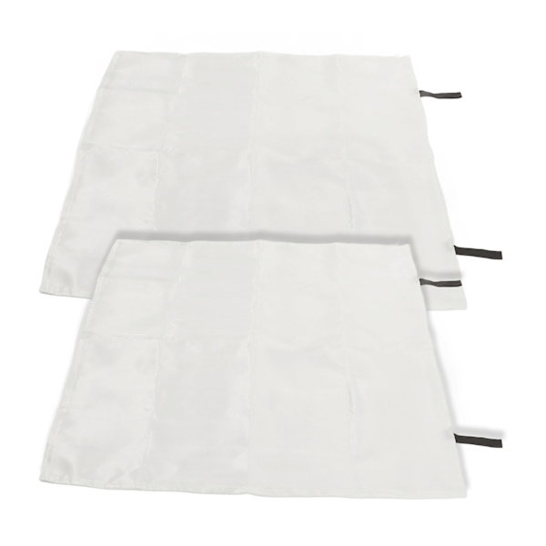 2 st Brandskyddsfilt av Fiberglas - Bra Isolering, Lätt att Använda - Brandbekämpningsfilt för Hemmet, Köket, 1,2x1,2m/3,94x3,94ft