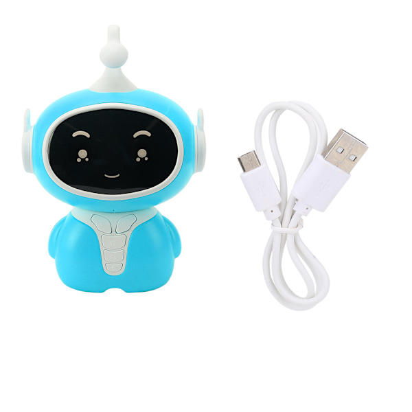 Intelligent Stemme WIFI Bluetooth Robot til Børn - Fortæller Historier, Tidlig Uddannelse - Blå