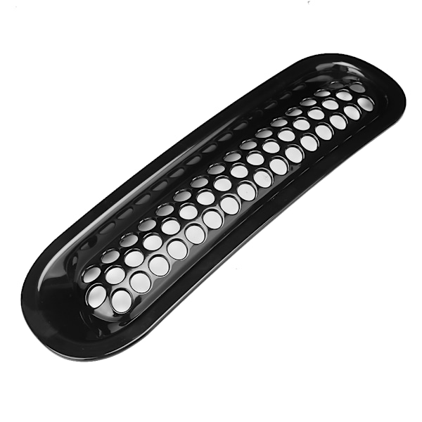7 stk. Bil ABS Plastik Mesh Grill Gitterudskiftning Passer til Jeep Wrangler 2007-2017 Sort