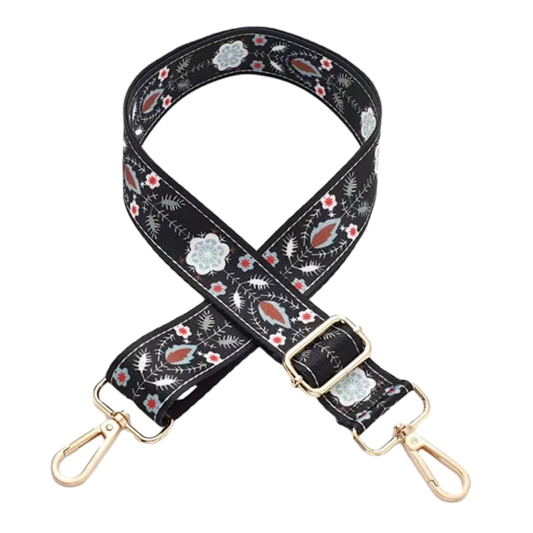 Bred axelväska rem axelrem justerbar ersättning crossbody canvas väska handväska plånböcker