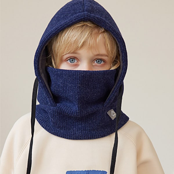 Barn skidmasker, mössor för pojkar och flickor, ansiktsmasker, halsdukar, värme och skydd mot kyla plus sammetsöronmuffar bekväm huvor
