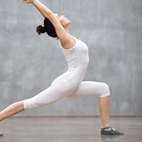 3 Par Yoga Sokker for Kvinner med Sklisikre Grep & Stropper, Ideelle for Pilates, Pure Barre, Ballet, Dans, Barefoot Trening