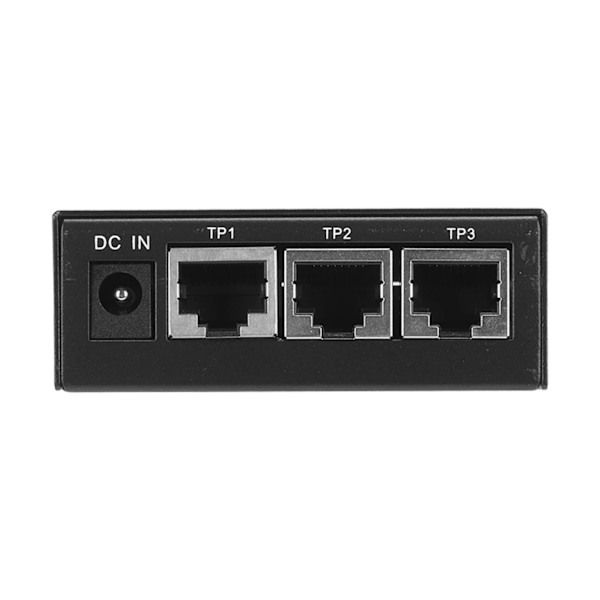 Ethernet Media Converter 100 Mbps SC Single Fiber Singlemode RJ45 Port Fiber Ethernet Transceiver för Nätverk 100‑240V EU-kontakt