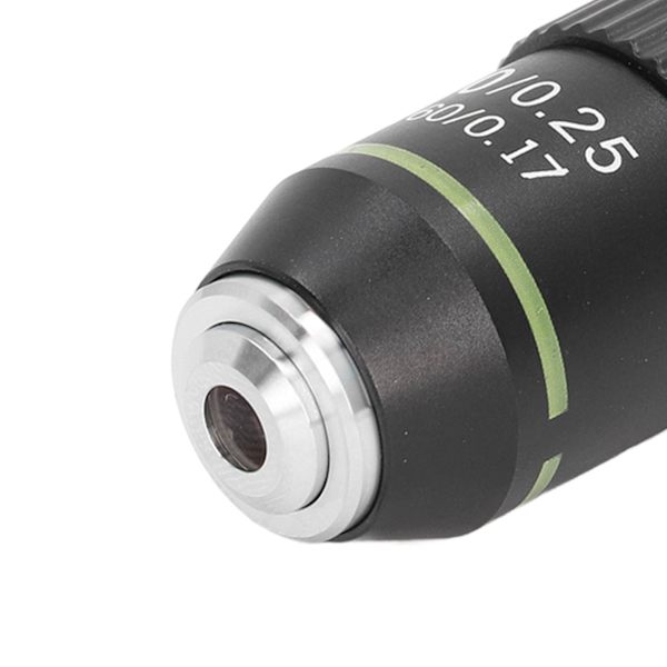 Mikroskoplins Achromat Objektiv 10X 20,2 mm Interface Tillbehör för Ersättning