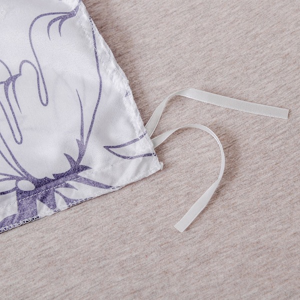 Polyester Andningsbart Bekvämt Sängset Täcke Set Kuddfodral (US Twin)