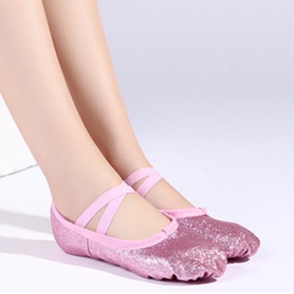 Ballet Pointe Sko til Piger og Kvinder med Bånd og Tåpuder