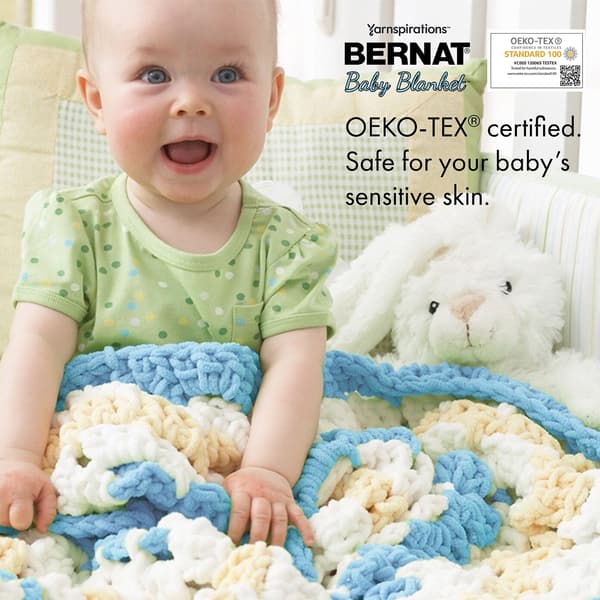 ® Blanket™ #6 Super Chunky Polyestergarn, Mellow Yellow 300g, 201 meter (4-pack)