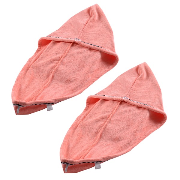 Hårhandduk Turban - 2-pack, Mjuk, Absorberande Mikrofiber för Normalt/Tjockt/Tunt/Långt/Kort/Lockigt Hår