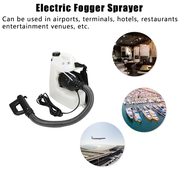 Elektrisk Fogger Sprøjte til Have Kold Fogging Maskine Myg Værktøjer SC‑15002E 12LUK Stik 220V