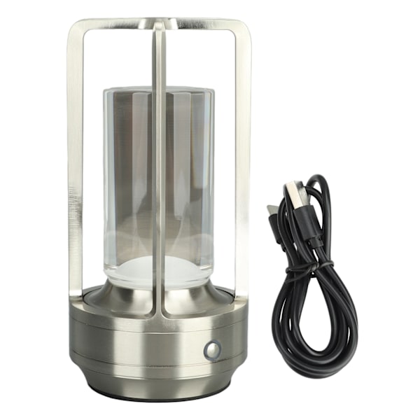 Led-bordlampe uten ledning, 3 farger, trinnløs dimming, oppladbar berøringslampe, nattbordslampe