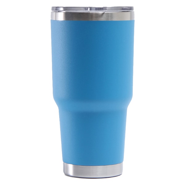 Thermos Termosmugg i Rostfritt Stål, Resemugg för Kaffe, Isolerad Kaffekopp med Vikbart Lock
