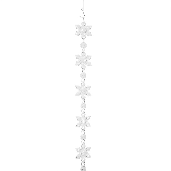 1m Kristallkedjor, Hängande Sträng Fönsterdekoration Chandelier Kristaller Kula