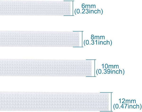 4 rullar plast polyester boning 6mm 8mm 10mm 12mm klädtillbehör för DIY sömnad bröllopsklänning tyg korsett brudklänningar hattar afton