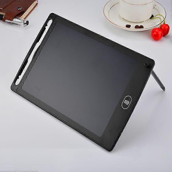 8.5\" LCD Optisk Skriveplade LCD Håndskriveplade Børns Tegneplade (Klodder) 12 tommer Sort[D]