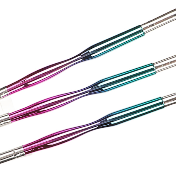 3 st Nagel Liner Borste Dubbelsidig DIY Professionell Nagel Förlängningsborste för Manikyr Skönhetssalong