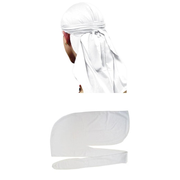 Durag, Flertal färger, Vit Vit