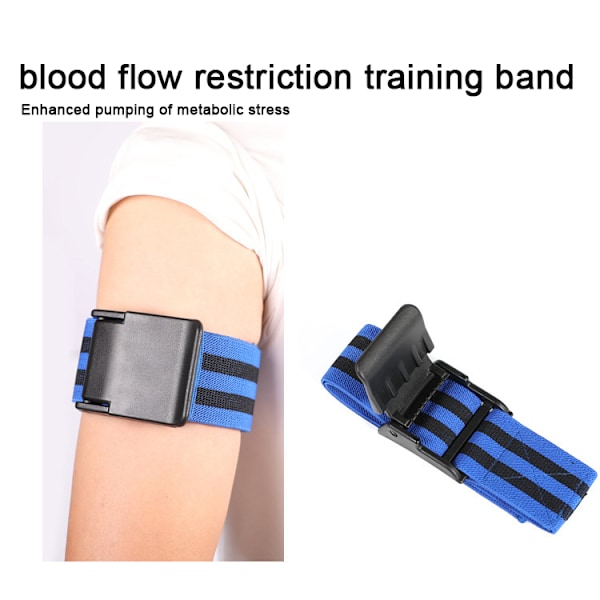 Blodflödesbegränsande träningsbälte för höftlyft, knäböj, lår, fitness