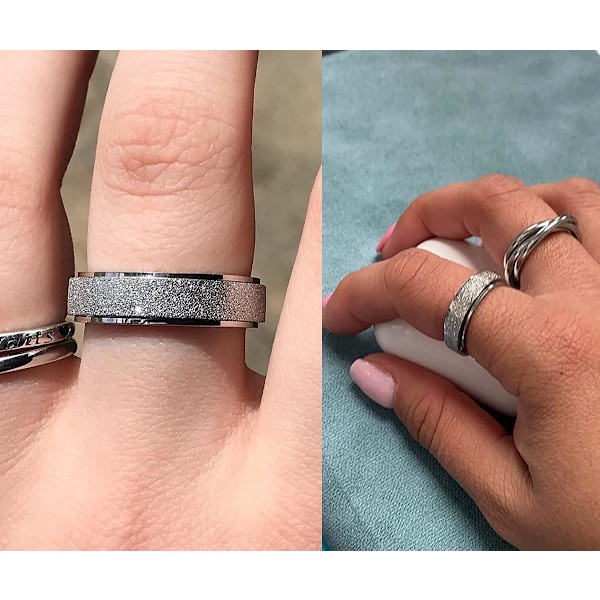 Oro Ring för Ångest, Snurrring för Ångest, Fidget Ring för Ångest, Snurrring för Ångest, Stressring, Anti-Ångest Ringar för