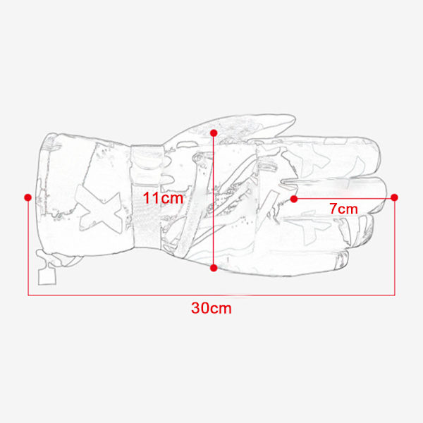 Vintervarme Handsker til Koldt Vejr Ski Sne Handsker Snowboard