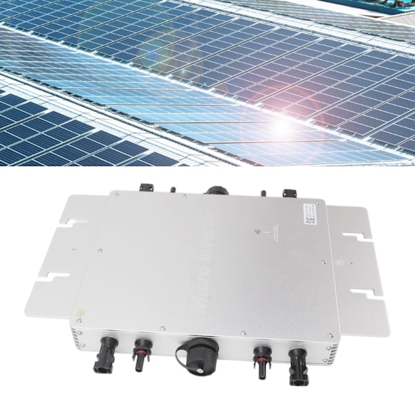 Solcelle Mikro Inverter Vandtæt WVC 2000W Nettilsluttet Mikroinverter til Tagudendørs 100V‑240V