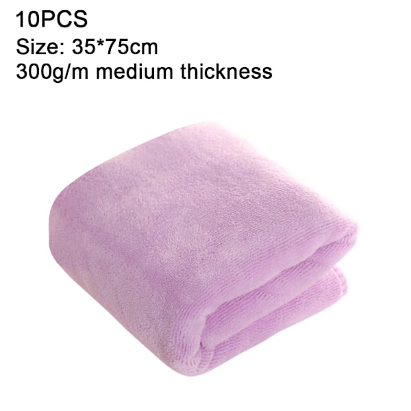 Salongshanddukar 10-pack - Snabbtorkande Handduk för Hår, Händer, Ansikte, Användning Hemma, Salong, Spa, Barberare
