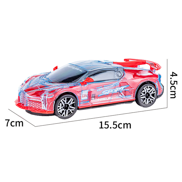 Auton lelut - Valoisa leluja lapsille, vilkkuvat LED-valot - Leikkiautoja 3-vuotiaille pojille +