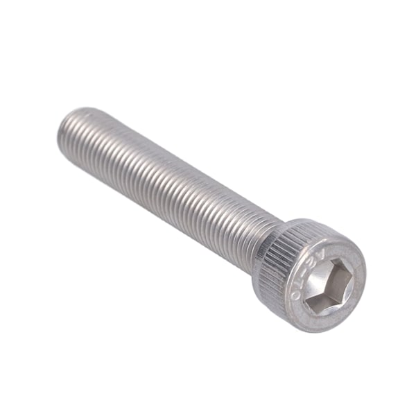 4 stk. Hex Bolt Sokkelskrue A2 Rustfrit Stål 1,25 mm Fin Pitch Fastgørelseshardware M10x60