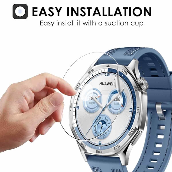Huawei Watch GT5 HD Klar Skærmbeskytter (2-pak) 46 mm 46 mm
