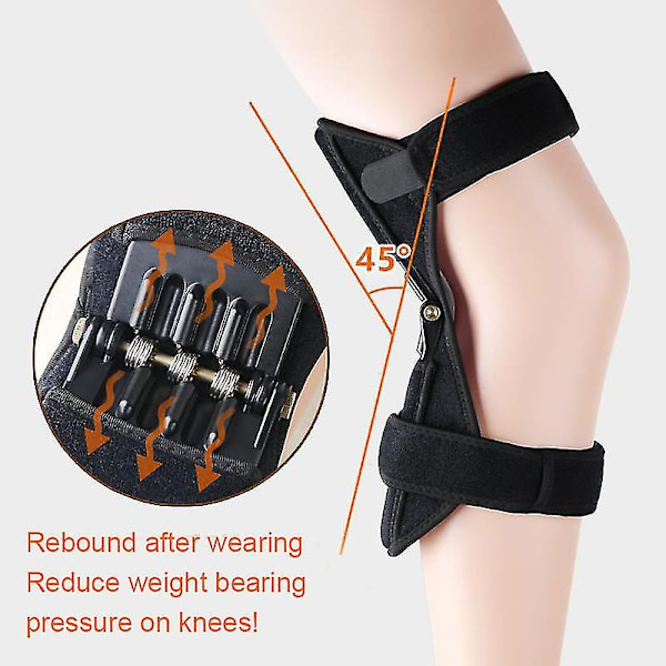 Anti-slip Power Support Knæpuder Patella Strap Assist Lift