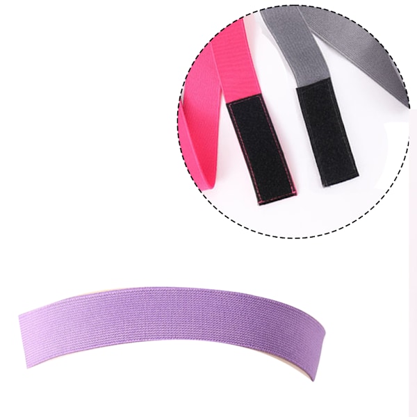 7 st Wig Elastic Band för Edges Hårkantborste och Kam Mjuk Kantband Justerbar Wig Kantband Elastiskt Band