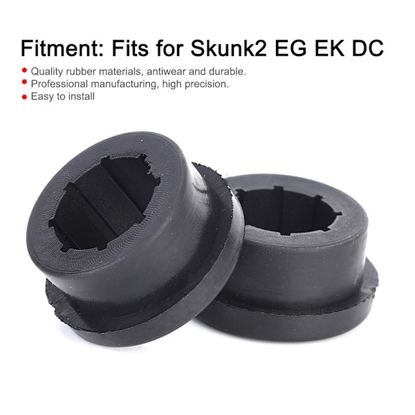 12 st Gummi Bussningar Kit Passar för Skunk2 EG EK DC Nedre Kontrollarm och Bakre Camber
