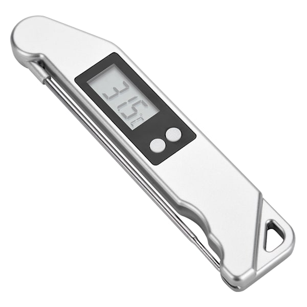 LCD Digital Mad- og Kødkøletermometer med Foldbar Sonde Køkken Madlavning BBQ Grill Temp Tester