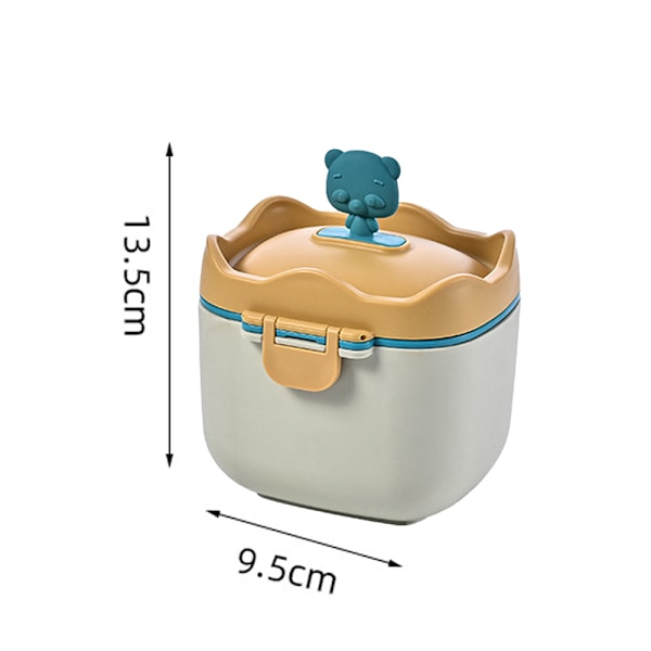 Babymelkpulverdispenser, Babymelkpulverdispenser, Ikke-spilledesportabel formelmatbeholder