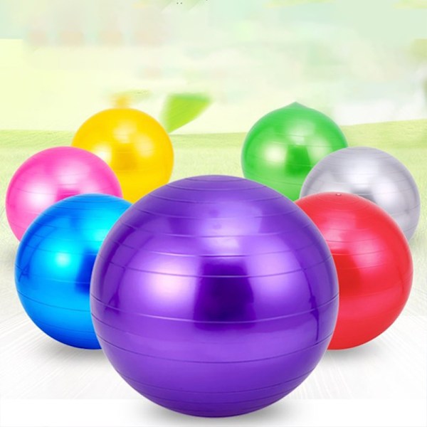 Treningsball, stabilitetsball, treningsball for holdning, balanse, yoga, pilates, kjerne og rehabilitering