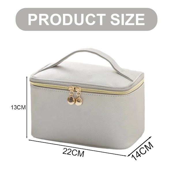 Bærbar Makeuptaske Rejsetaske Lille Kosmetik Kvinders Makeuptaske Lynlås Taske