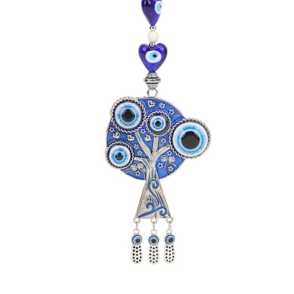 Onda Öga Hänge Färgad Glasyr Legering Utsökt Elegant Stil Bringa Lycka Välsignelse Onda Öga Bilhängande Ornament
