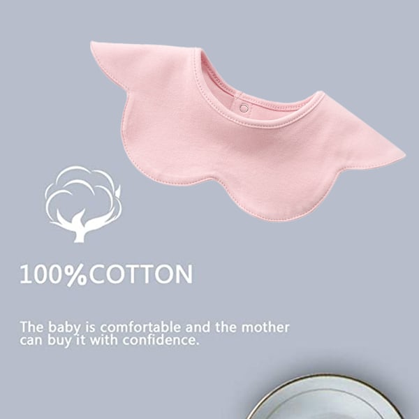 Baby Bandana-Sjal Drool-Snuttefilt för Drool och Tandspottning Bomullsabsorberande för Pojke Flicka