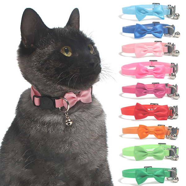 Högtidsdagar hund och katt halsband med rosett, hjärtformade hundhalsband för alla hjärtans dag,