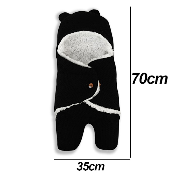 Babyfilt för Pojkar och Flickor, Söt Nyfödd Swaddle Wrap