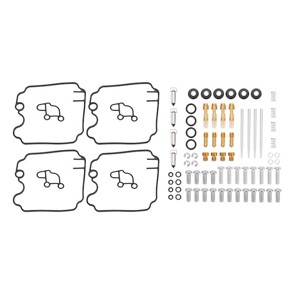 82-dels Motorcykel Förgasare Reparationskit Carb Återuppbyggnadssats Ersättning för YAMAHA FZR600R 1989‑1999