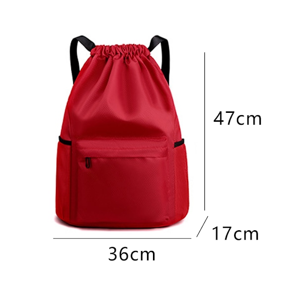 Ryggsäck med dragsko Gym Bag Sackpack String Sack Pack Bags